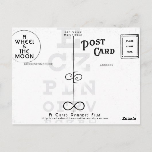 NORMAN'S LOTUS VISION BRIEFKAART (Achterkant)