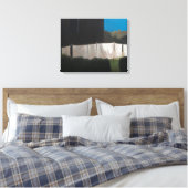 Norma's wasprogramma 2012 canvas afdruk (Insitu (Slaapkamer))