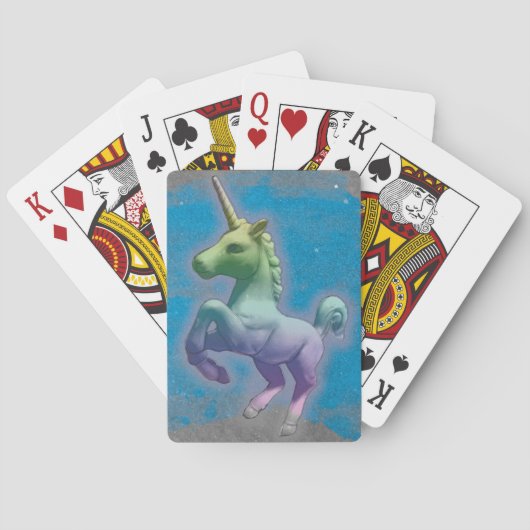 Norme de cartes de jeu de licorne (nébuleuse (dos)