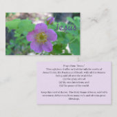 Norme de prière Jésus, Carte de visite de 3,5 po x (Devant / Derrière)