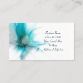 Norme Turquoise Smokey, Carte de visite de 3,5 po  (Dos)