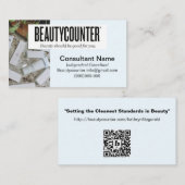 Normes les plus propres en Carte de visite beauté (Devant / Derrière)