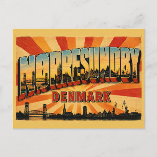 Nørresundby Denemarken Brug Briefkaart