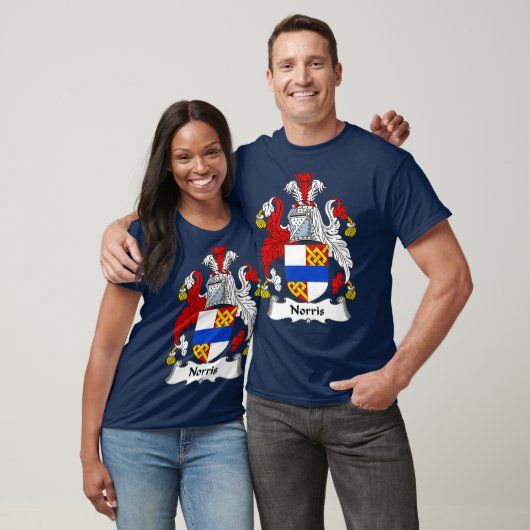 Norris Coat of Arms Family Crest T-shirt (Unisex)