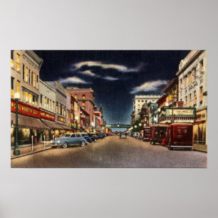 Norristown's Main St. 1940 Poster