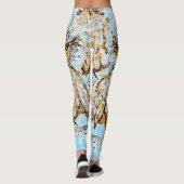 nors natte uil leggings (Achterkant)