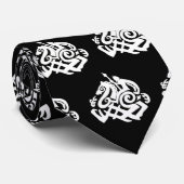 Norse All Father Odin Silhouette Stropdas (Opgerold)