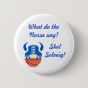 Norse Bball Pin Ronde Button 5,7 Cm