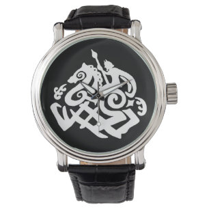 Norse God Odin en Sleipnir Horloge