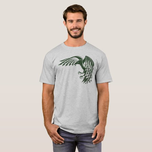 Norse Leaf Raven T-shirt (Voorkant volledig)