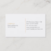 Norse Raven Carte de visite (Dos)