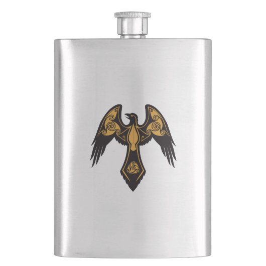 Norse Raven Fles Flacon (Voorkant)