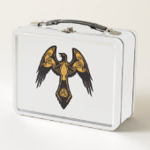 Norse Raven Metal Lunch Box (Voorkant)