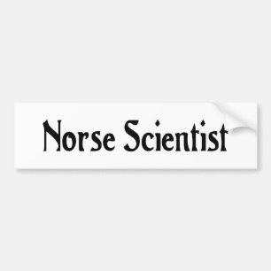 Norse Scientist Bumpersticker