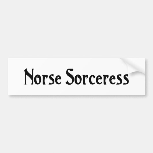 Norse Sorceress Sticker (Voorkant)