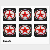 Norte_Stars Vierkante Sticker (Vel)