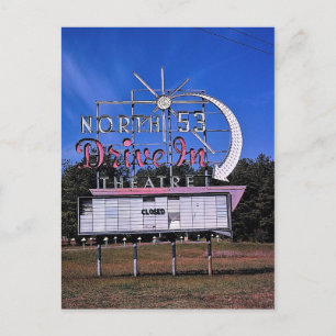 North 53 Drive-In Theatre, Rome, Georgië Briefkaart