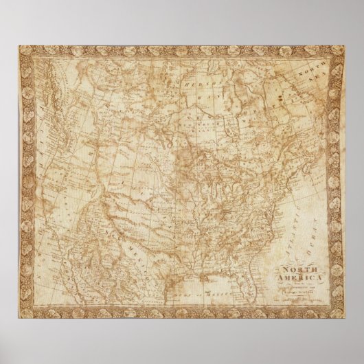 North America 1804 Poster (Voorkant)