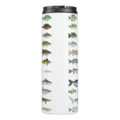 North America Freshwater Fish Group Thermosbeker (Achterkant)