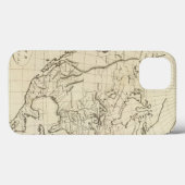 North America outline map Case-Mate iPhone Case (Achterkant (horizontaal))