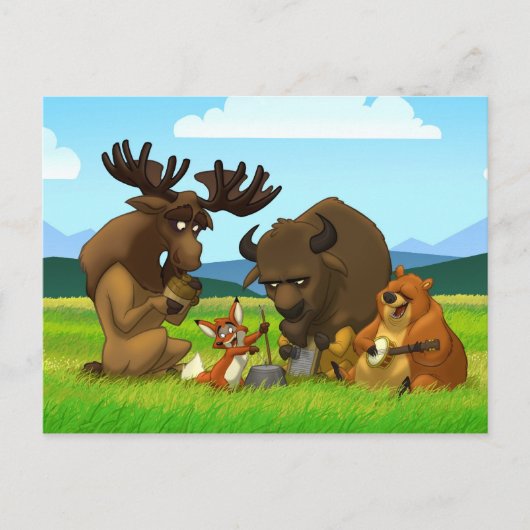 North American Jug Band Postcard Briefkaart (Voorkant)