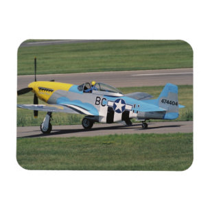 North American P-51 D Dazzling Donna op de Magneet