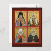 North American Saints Prayer Card Briefkaart (Voorkant / Achterkant)