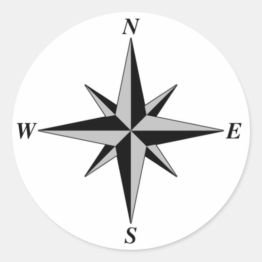 North Arrow Sticker (Voorkant)