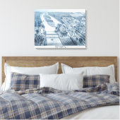 North Aurora Illinois 1871 Canvas Afdruk (Insitu (Slaapkamer))