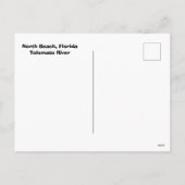 North Beach, Florida Sunset Holiday Briefkaart (Achterkant)