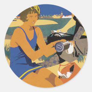 North Berwick Ronde Sticker