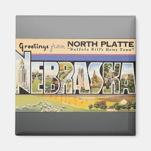North Bord "Buffalo Bill's Home Town" Nebraska V Magneet