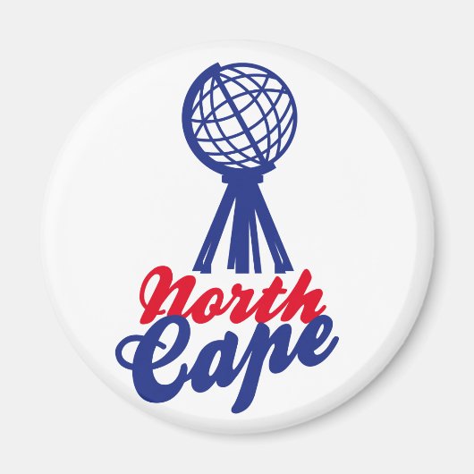 NORTH CAPE GLOBE SCULP. MAGNEET (Voorkant)