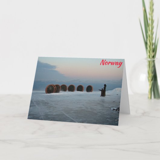 North Cape, Noorwegen Kaart (Voorkant)