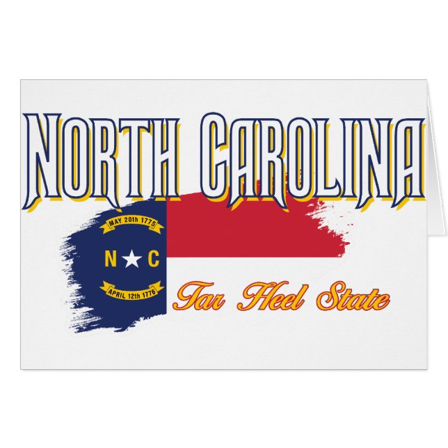 North Carolina (Voorkant Horizontaal)