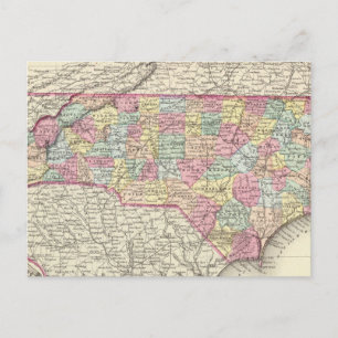 North Carolina 4 Briefkaart