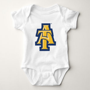 North Carolina A&T State University A LOGO Romper