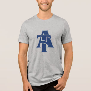 North Carolina A&T State University A LOGO Tri-Blend Shirt