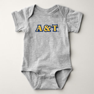 North Carolina A&T State University A&T Wordmark Romper