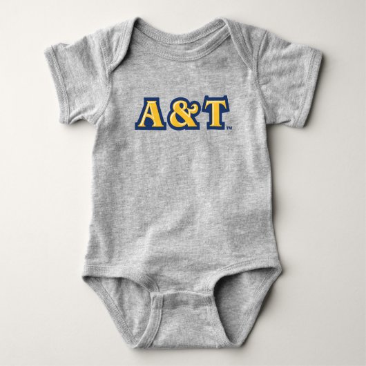 North Carolina A&T State University | A&T Wordmark Romper (Voorkant)