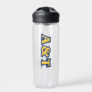 North Carolina A&T State University A&T Wordmark Waterfles