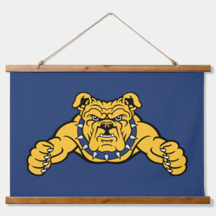 North Carolina A&T State University   Bulldog Hangend Wandkleed