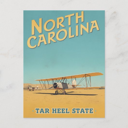 North Carolina Aviation Heritage Briefkaart (Voorkant)