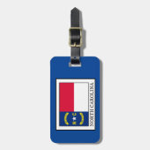 North Carolina Bagagelabel (Voorkant verticaal)