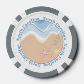 North Carolina Beaches Poker Chips (Achterkant)