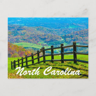 North Carolina-Blue Ridge Parkway Briefkaart