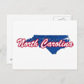 North Carolina Briefkaart (Voorkant / Achterkant)