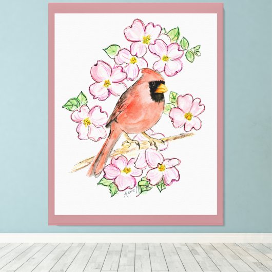 North Carolina Canvas Afdruk (Insitu (Houten vloer))