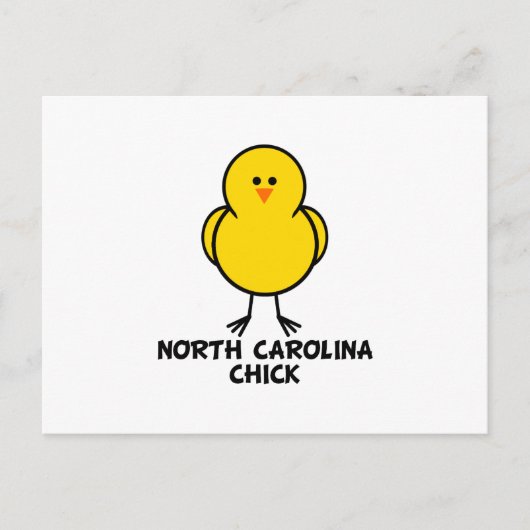 North Carolina Chick Briefkaart (Voorkant)