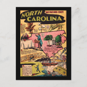 North Carolina De Tar Hielstaat Briefkaart